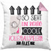 Volleyballspielerin Geschenk Kissen mit Füllung 40x40 Lustig Geschenkidee für Volleyballspielerin Geburtstag So Sieht Eine Richtig Coole Volleyballspielerin Aus Frauen Spruch (Grau) Rosa Trendation