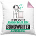 Songwriter Geschenk Kissen mit Füllung 40x40 So Gut Kann Nur Ein Songwriter Aussehen Geschenkidee (Grau) Rosa Trendation