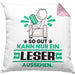 Leser Geschenk Kissen mit Füllung 40x40 So Gut Kann Nur Ein Leser Aussehen Geschenkidee (Grau) Rosa Trendation