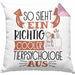 Tierpsychologe Kissen mit Füllung 40x40 So Sieht Ein Richtig Cooler Tierpsychologe Aus Geschenk Lustiger Spruch Geschenkidee (Grau) Rosa Trendation