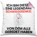 Schwiegerenkel Geschenk Kissen mit Füllung 40x40 Lustige Geschenkidee Geburtstag für Schwiegerenkel Ich Bin Dieser Legendäre Schwiegerenkel Von Dem Alle Geredet Haben (Grau) Rosa Trendation
