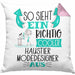 So Sieht Ein Richtig Cooler Haustier Modedesigner Aus Kissen mit Füllung 40x40 Geschenk für Haustiermodedesigner Geschenkidee Spruch (Grau) Rosa Trendation