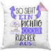 Ruderer Kissen mit Füllung 40x40 Geschenk So Sieht Ein RIchtig Cooler Ruderer Aus Geschenkidee Lustiger Spruch Geburtstag (Grau) Rosa Trendation