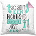 Arzt Kissen mit Füllung 40x40 Geschenk So Sieht Ein RIchtig Cooler Arzt Aus Geschenkidee Lustiger Spruch Geburtstag (Grau) Rosa Trendation