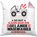 Geländewagenfahrer Geschenk Kissen mit Füllung 40x40 So Gut Kann Nur Ein Geländewagenfahrer Aussehen Geschenkidee (Grau) Rosa Trendation