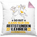 Reitstundenlehrer Geschenk Kissen mit Füllung 40x40 So Gut Kann Nur Ein Reitstundenlehrer Aussehen Geschenkidee (Grau) Rosa Trendation