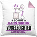 Vogelzüchter Geschenk Kissen mit Füllung 40x40 So Gut Kann Nur Ein Vogelzüchter Aussehen Geschenkidee (Grau) Rosa Trendation