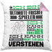 Ultimate-Frisbee-Spieler Geschenk Kaffee-Kissen mit Füllung 40x40 Geschenkidee für Ultimate-Frisbee-Spieler Ich Bin Ultimate-Frisbee-Spieler Ich Kann Es Dir Erklären Jedoch Nicht Für Dich Verstehen Spruch Lustig (Grau) Rosa Trendation