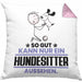 Hundesitter Geschenk Kissen mit Füllung 40x40 So Gut Kann Nur Ein Hundesitter Aussehen Geschenkidee (Grau) Rosa Trendation