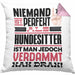 Hundesitter Geschenk Kissen mit Füllung 40x40 Lustige Geschenkidee für Hundesitter Geburtstag Niemand Ist Perfekt Aber Als Hundesitter Ist Man Nah Dran (Grau) Rosa Trendation