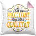 Praktikant Kissen mit Füllung 40x40 Geschenk Für Praktikanten Geschenkidee Geprüfte Qualität (Grau) Rosa Trendation