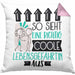 Lebensgefährtin Geschenk Kissen mit Füllung 40x40 Lustig Geschenkidee für Lebensgefährtin Geburtstag So Sieht Eine Richtig Coole Lebensgefährtin Aus Frauen Spruch (Grau) Rosa Trendation