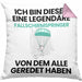 Fallschirmspringer Geschenk Kissen mit Füllung 40x40 Lustige Geschenkidee Geburtstag für Fallschirmspringer Ich Bin Dieser Legendäre Fallschirmspringer Von Dem Alle Geredet Haben (Grau) Rosa Trendation