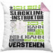 Slackline-Instruktor Geschenk Kaffee-Kissen mit Füllung 40x40 Geschenkidee für Slackline-Instruktor Ich Bin Slackline-Instruktor Ich Kann Es Dir Erklären Jedoch Nicht Für Dich Verstehen Spruch Lustig (Grau) Rosa Trendation