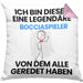 Bocciapieler Geschenk Kissen mit Füllung 40x40 Lustige Geschenkidee Geburtstag für Bocciapieler Ich Bin Dieser Legendäre Bocciapieler Von Dem Alle Geredet Haben (Grau) Rosa Trendation