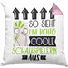 Schauspielerin Geschenk Kissen mit Füllung 40x40 Lustig Geschenkidee für Schauspielerin Geburtstag So Sieht Eine Richtig Coole Schauspielerin Aus Frauen Spruch (Grau) Rosa Trendation