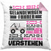 Geländewagenfahrer Geschenk Kissen mit Füllung 40x40 Lustige Geschenkdiee für einen Geländewagenfahrer Geburtstag Ich Bin Geländewagenfahrer Ich Kann Es Dir Erklären Aber Nicht Für Dich Verstehen (Grau) Rosa Trendation