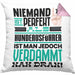 Hundeausführer Geschenk Kissen mit Füllung 40x40 Lustige Geschenkidee für Hundeausführer Geburtstag Niemand Ist Perfekt Aber Als Hundeausführer Ist Man Nah Dran (Grau) Rosa Trendation