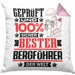 Bergführer Geschenk Lustiger Spruch für Bergführer Geschenkidee Bester Bergführer Der WeltKissen mit Füllung 40x40 (Grau) Rosa Trendation