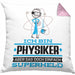 Physiker Geschenk Kissen mit Füllung 40x40 Ich Bin Physiker Aber Sag Doch Einfach Superheld Lustige Geschenkdiee für Physiker (Grau) Rosa Trendation