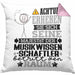 Musikwissenschaftler Geschenk Kissen mit Füllung 40x40 Lustiger Spruch Erheben Sie Sich Der Musikwissenschaftler Betritt den Raum (Grau) Rosa Trendation