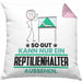 Reptilienhalter Geschenk Kissen mit Füllung 40x40 So Gut Kann Nur Ein Reptilienhalter Aussehen Geschenkidee (Grau) Rosa Trendation