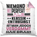 Klassik-Enthusiast Geschenk Kissen mit Füllung 40x40 Lustige Geschenkidee für Klassik-Enthusiast Geburtstag Niemand Ist Perfekt Aber Als Klassik-Enthusiast Ist Man Nah Dran (Grau) Rosa Trendation