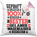 Geländewagenfahrer Geschenk Lustiger Spruch für Geländewagenfahrer Geschenkidee Bester Geländewagenfahrer Der WeltKissen mit Füllung 40x40 (Grau) Rosa Trendation