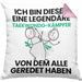 Taekwondo-Kämpfer Geschenk Kissen mit Füllung 40x40 Lustige Geschenkidee Geburtstag für Taekwondo-Kämpfer Ich Bin Dieser Legendäre Taekwondo-Kämpfer Von Dem Alle Geredet Haben (Grau) Rosa Trendation