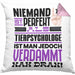 Tierpsychologe Geschenk Kissen mit Füllung 40x40 Lustige Geschenkidee für Tierpsychologe Geburtstag Niemand Ist Perfekt Aber Als Tierpsychologe Ist Man Nah Dran (Grau) Rosa Trendation