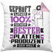 Plattenproduzent Geschenk Lustiger Spruch für Plattenproduzent Geschenkidee Bester Plattenproduzent Der WeltKissen mit Füllung 40x40 (Grau) Rosa Trendation