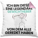 Gewichtheber Geschenk Kissen mit Füllung 40x40 Lustige Geschenkidee Geburtstag für Gewichtheber Ich Bin Dieser Legendäre Gewichtheber Von Dem Alle Geredet Haben (Grau) Rosa Trendation