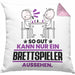 Brettspieler Geschenk Kissen mit Füllung 40x40 So Gut Kann Nur Ein Brettspieler Aussehen Geschenkidee (Grau) Rosa Trendation