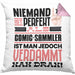 Comic-Sammler Geschenk Kissen mit Füllung 40x40 Lustige Geschenkidee für Comic-Sammler Geburtstag Niemand Ist Perfekt Aber Als Comic-Sammler Ist Man Nah Dran (Grau) Rosa Trendation