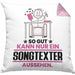 Songtexter Geschenk Kissen mit Füllung 40x40 So Gut Kann Nur Ein Songtexter Aussehen Geschenkidee (Grau) Rosa Trendation