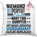 Muay-Thai-Kämpfer Geschenk Kissen mit Füllung 40x40 Lustige Geschenkidee für Muay-Thai-Kämpfer Geburtstag Niemand Ist Perfekt Aber Als Muay-Thai-Kämpfer Ist Man Nah Dran (Grau) Rosa Trendation