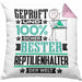 Reptilienhalter Geschenk Lustiger Spruch für Reptilienhalter Geschenkidee Bester Reptilienhalter Der WeltKissen mit Füllung 40x40 (Grau) Rosa Trendation