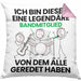 Bandmitglied Geschenk Kissen mit Füllung 40x40 Lustige Geschenkidee Geburtstag für Bandmitglied Ich Bin Dieser Legendäre Bandmitglied Von Dem Alle Geredet Haben (Grau) Rosa Trendation