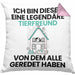 Tierfreund Geschenk Kissen mit Füllung 40x40 Lustige Geschenkidee Geburtstag für Tierfreund Ich Bin Dieser Legendäre Tierfreund Von Dem Alle Geredet Haben (Grau) Rosa Trendation