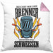 Schweißen Kissen mit Füllung 40x40 Geschenk Schmied Schweißer Geschenkidee Metallbauer (Grau) Rosa Trendation