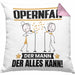 Opernfan Kissen mit Füllung 40x40 Geschenk für Opernfan Der Mann Der Alles Kann Geschenkidee zum Geburtstag (Grau) Rosa Trendation