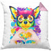Chihuahua Besitzer Farbe Love Kissen mit Füllung 40x40 Geschenk Lustiger Spruch Geschenkidee Chihuahua Besitzerin (Grau) Rosa Trendation