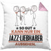Jazz-Liebhaber Geschenk Kissen mit Füllung 40x40 So Gut Kann Nur Ein Jazz-Liebhaber Aussehen Geschenkidee (Grau) Rosa Trendation