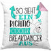 So Sieht Ein Richtig Cooler Breakdancer Aus Geschenk Kissen mit Füllung 40x40 Lustiger Spruch Geschenkidee (Grau) Rosa Trendation