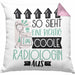 Radiologin Geschenk Kissen mit Füllung 40x40 Geschenkidee für Radiologin Geburtstag Weihnachten Spruch So Sieht Eine Richtig Coole Radiologin Aus (Grau) Rosa Trendation