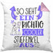 Stiefenkel Kissen mit Füllung 40x40 Geschenk So Sieht Ein RIchtig Cooler Stiefenkel Aus Geschenkidee Lustiger Spruch Geburtstag (Grau) Rosa Trendation
