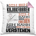 Kajakfahrer Geschenk Kissen mit Füllung 40x40 Lustige Geschenkdiee für einen Kajakfahrer Geburtstag Ich Bin Kajakfahrer Ich Kann Es Dir Erklären Aber Nicht Für Dich Verstehen (Grau) Rosa Trendation