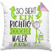 Maler Kissen mit Füllung 40x40 Geschenk So Sieht Ein RIchtig Cooler Maler Aus Geschenkidee Lustiger Spruch Geburtstag (Grau) Rosa Trendation