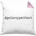 Bartträger Kissen mit Füllung 40x40 Geilertypmitbart Bart Geschenk Bart Lustig (Grau) Rosa Trendation