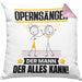 Opernsänger Kissen mit Füllung 40x40 Geschenk für Opernsänger Der Mann Der Alles Kann Geschenkidee zum Geburtstag (Grau) Rosa Trendation